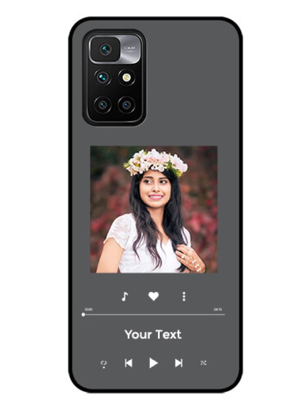 Custom Xiaomi Redmi 10 Prime Custom Glass Mobile Case - Play The Music Design