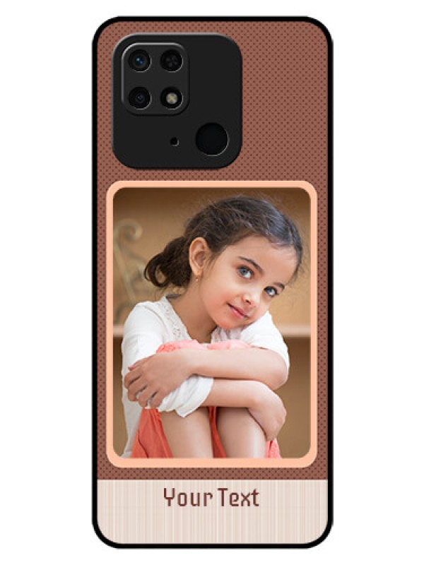 Custom Redmi 10 Custom Glass Phone Case - Simple Pic Upload Design