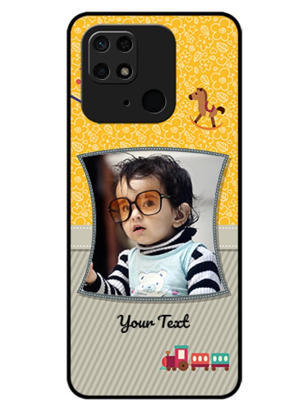 Custom Redmi 10 Personalized Glass Phone Case - Baby Picture Upload Design