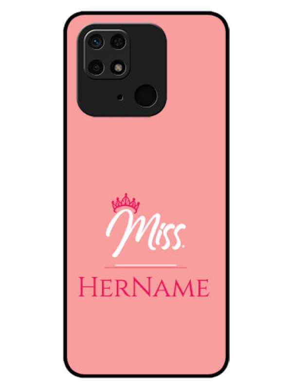 Custom Redmi 10 Custom Glass Phone Case Mrs with Name