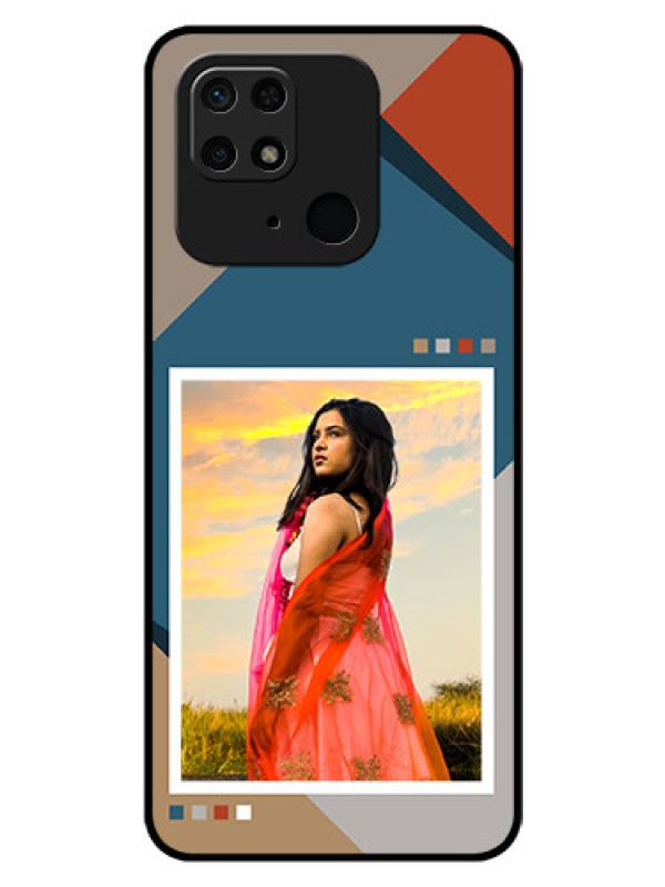 Custom Xiaomi Redmi 10 Personalized Glass Phone Case - Retro color pallet Design