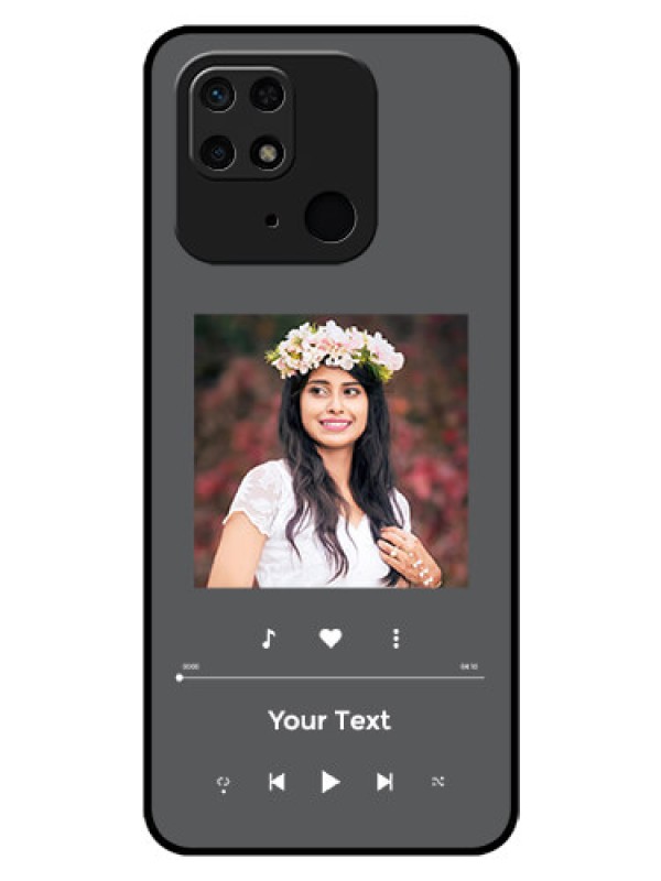 Custom Xiaomi Redmi 10 Custom Glass Mobile Case - Play The Music Design