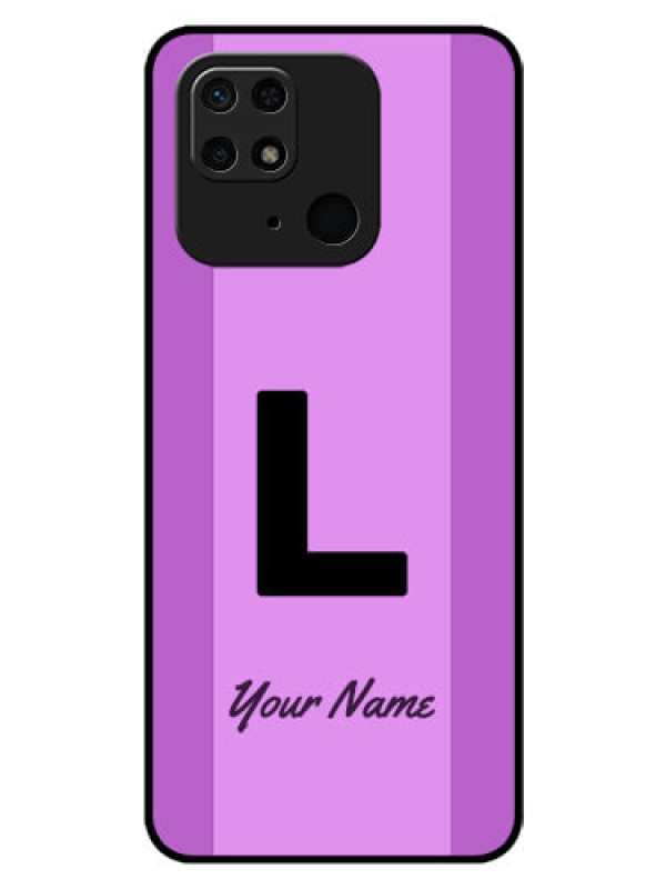 Custom Xiaomi Redmi 10 Custom Glass Phone Case - Tricolor custom text Design