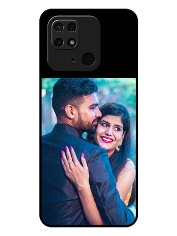 Custom Redmi10 Custom Glass Phone Case - Upload Full Picture With Custom Color Design