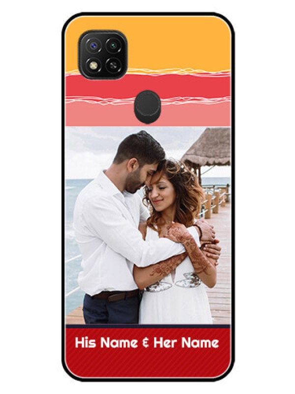 Custom Xiaomi Redmi 10A Sport Custom Glass Mobile Case - Colorful Case Design