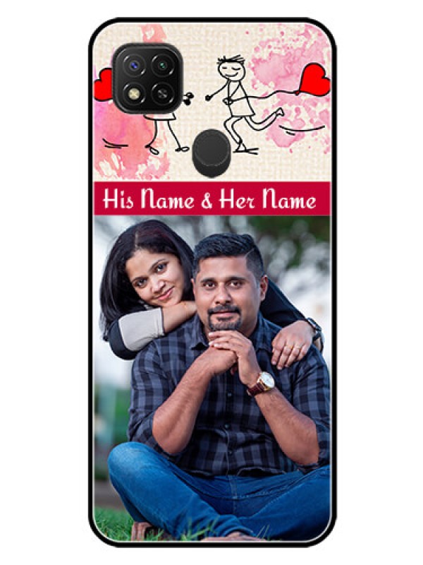 Custom Xiaomi Redmi 10A Sport Photo Printing on Glass Case - You and Me Case Design