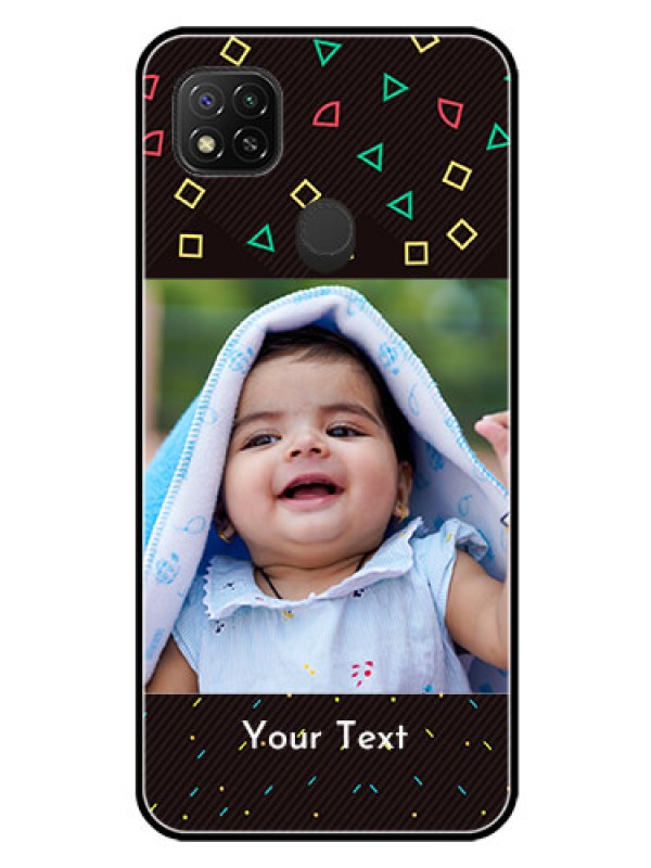 Custom Xiaomi Redmi 10A Sport Custom Glass Phone Case - with confetti birthday design