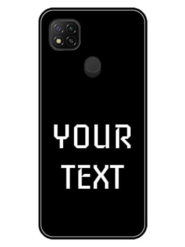 Custom Xiaomi Redmi 10A Sport Your Name on Glass Phone Case