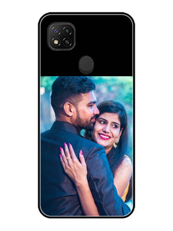 Custom Redmi10A Sport Custom Glass Phone Case - Upload Full Picture With Custom Color Design