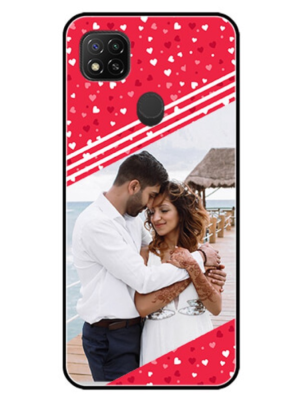 Custom Xiaomi Redmi 10A Custom Glass Mobile Case - Valentines Gift Design