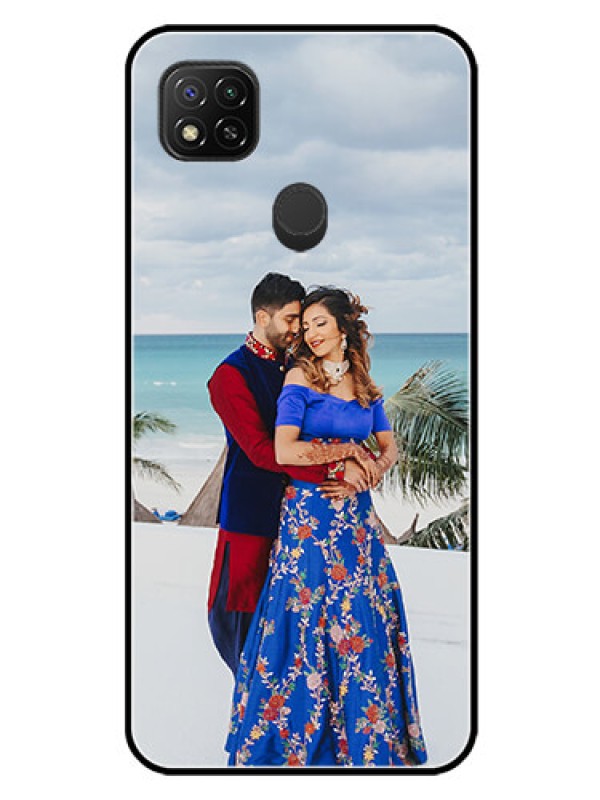 Custom Xiaomi Redmi 10A Photo Printing on Glass Case - Upload Full Picture Design
