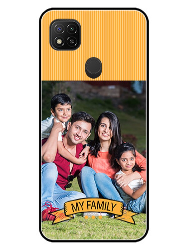 Custom Xiaomi Redmi 10A Custom Glass Phone Case - My Family Design