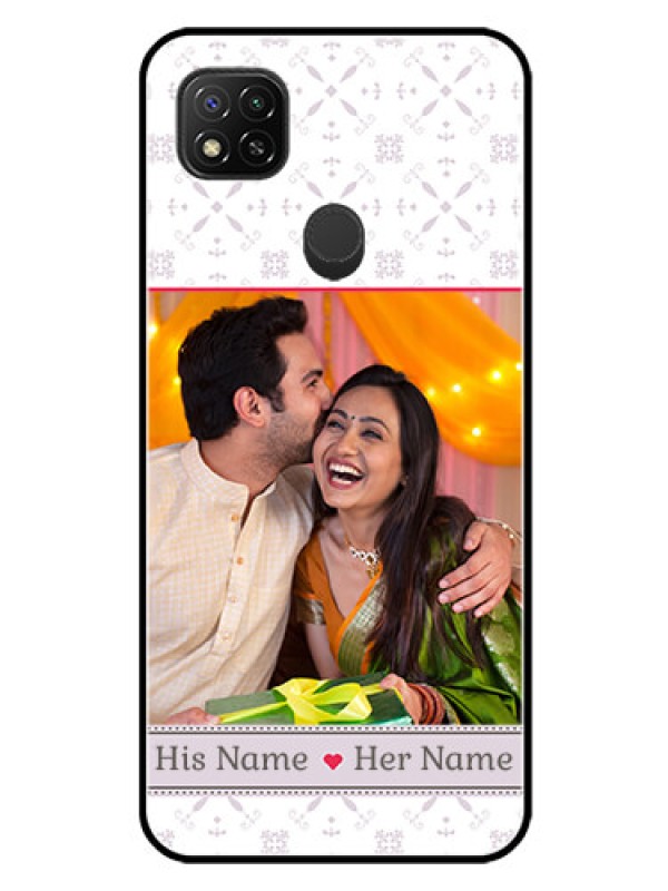 Custom Xiaomi Redmi 10A Custom Glass Mobile Case - with Photo and Ethnic Design