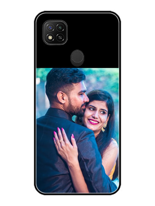 Custom Redmi10A Custom Glass Phone Case - Upload Full Picture With Custom Color Design