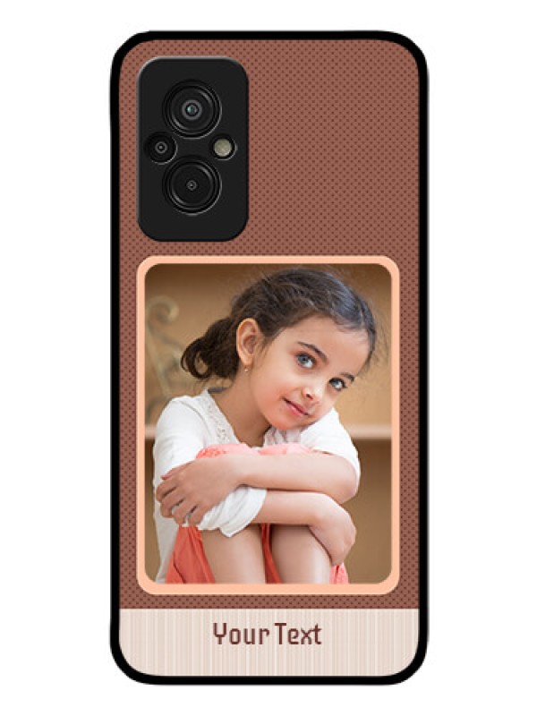 Custom Xiaomi Redmi 11 Prime 4G Custom Glass Phone Case - Simple Pic Upload Design