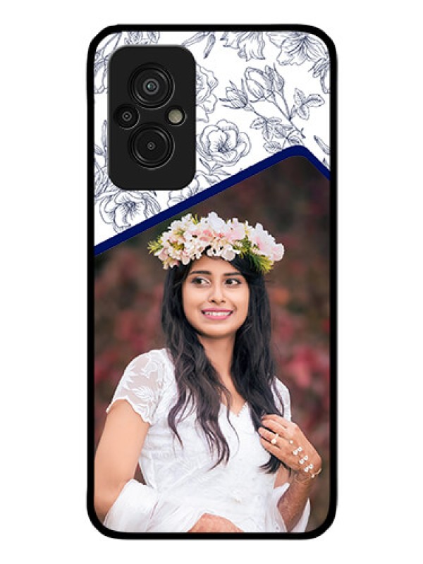 Custom Xiaomi Redmi 11 Prime 4G Personalized Glass Phone Case - Premium Floral Design