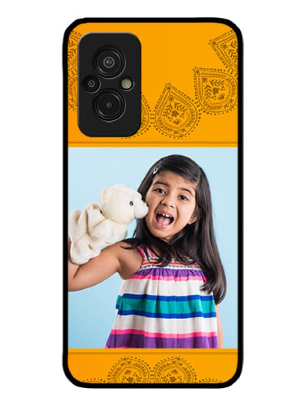 Custom Xiaomi Redmi 11 Prime 4G Personalized Glass Phone Case - Photo Wedding Design