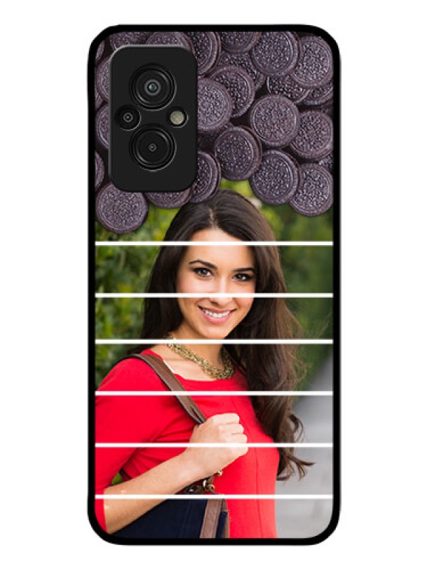 Custom Xiaomi Redmi 11 Prime 4G Custom Glass Phone Case - with Oreo Biscuit Design