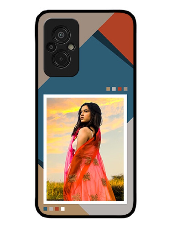 Custom Xiaomi Redmi 11 Prime 4G Personalized Glass Phone Case - Retro color pallet Design