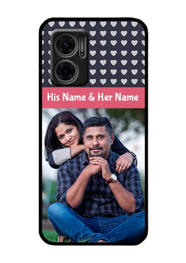 Xiaomi Redmi 11 Prime 5G Custom Glass Mobile Case - Love Symbols Design
