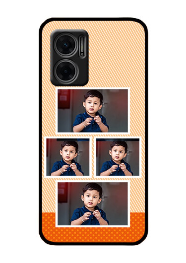 Xiaomi Redmi 11 Prime 5G Photo Printing on Glass Case - Bulk Photos Upload Design