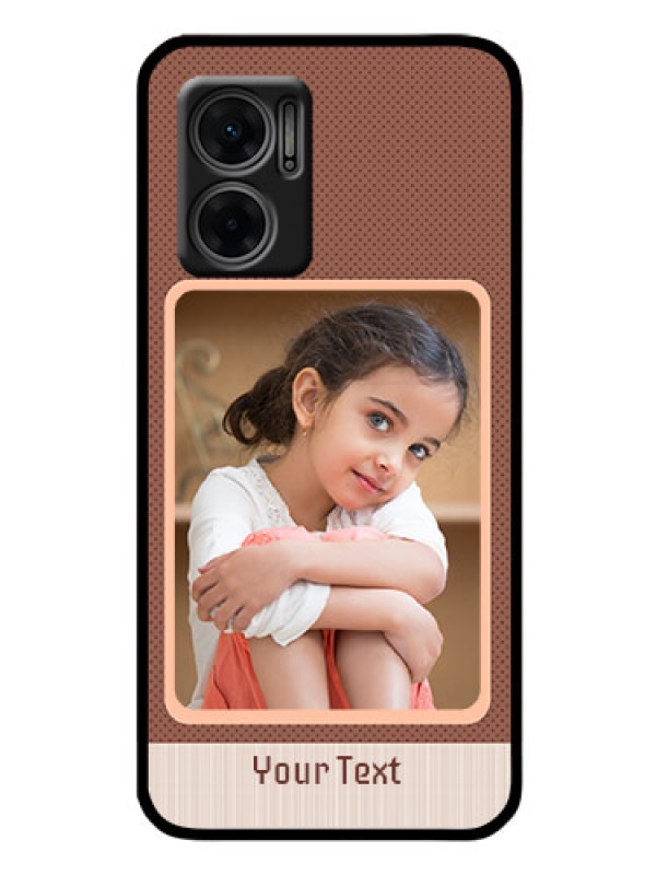 Custom Xiaomi Redmi 11 Prime 5G Custom Glass Phone Case - Simple Pic Upload Design