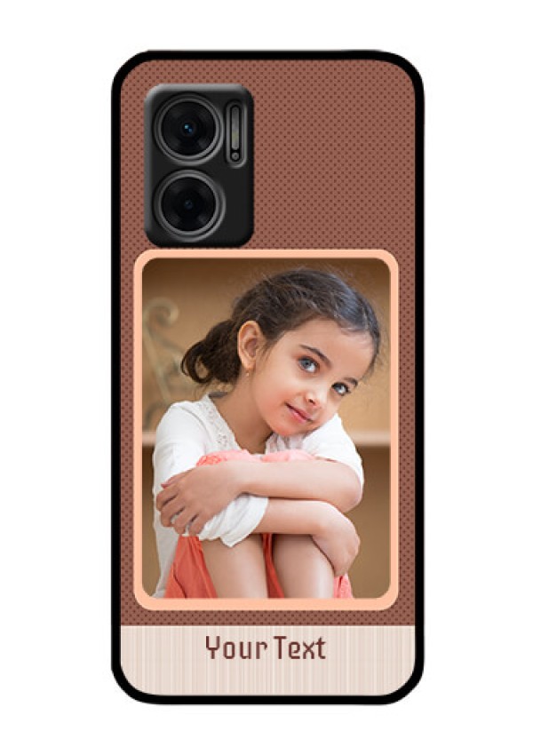 Xiaomi Redmi 11 Prime 5G Custom Glass Phone Case - Simple Pic Upload Design