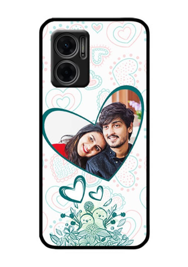 Xiaomi Redmi 11 Prime 5G Photo Printing on Glass Case - Premium Couple Design