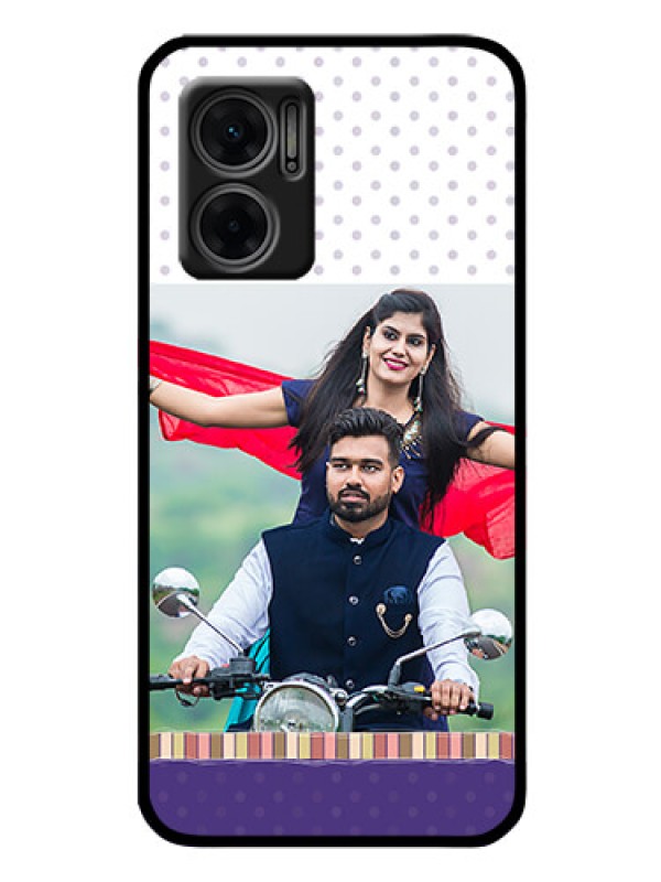 Custom Xiaomi Redmi 11 Prime 5G Photo Printing on Glass Case - Cute Family Design