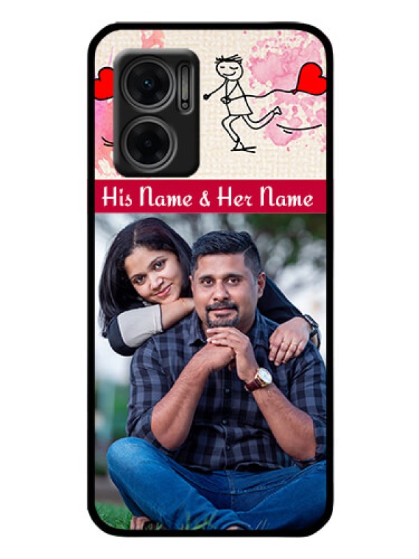 Custom Xiaomi Redmi 11 Prime 5G Photo Printing on Glass Case - You and Me Case Design