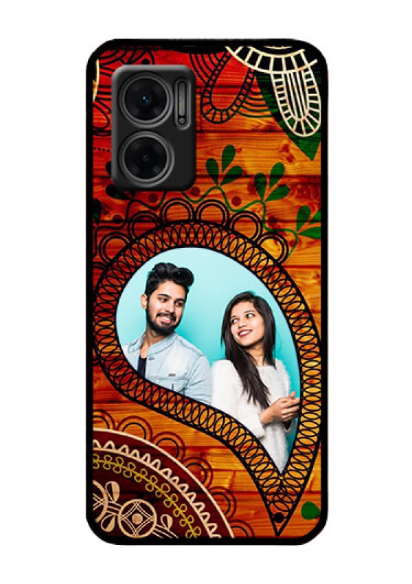Xiaomi Redmi 11 Prime 5G Personalized Glass Phone Case - Abstract Colorful Design