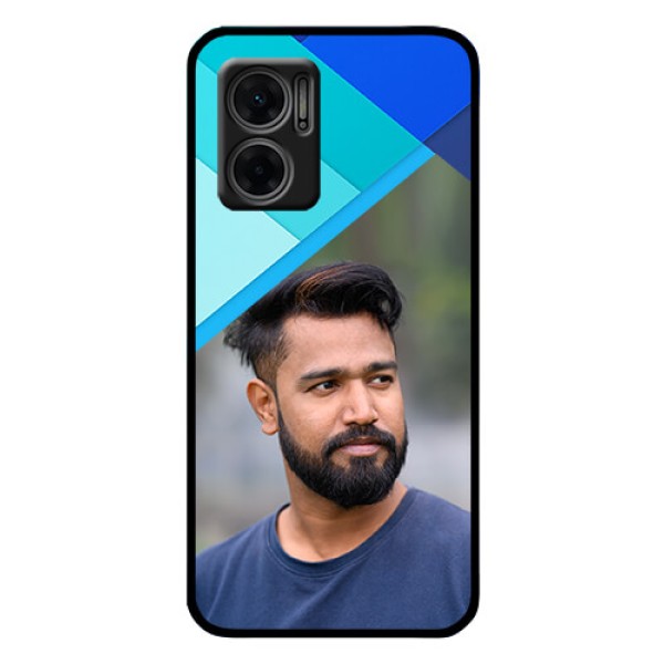 Xiaomi Redmi 11 Prime 5G Custom Glass Phone Case - Blue Pattern Design Xiaomi Redmi 11 Prime 5G Custom Glass Phone Case - Blue Pattern Design