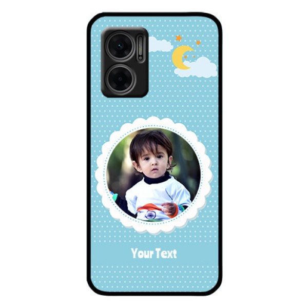 Xiaomi Redmi 11 Prime 5G Personalised Glass Phone Case - Violet Pattern Design