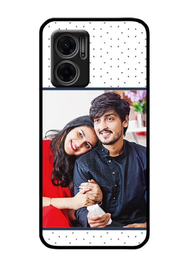 Xiaomi Redmi 11 Prime 5G Personalized Glass Phone Case - Premium Dot Design