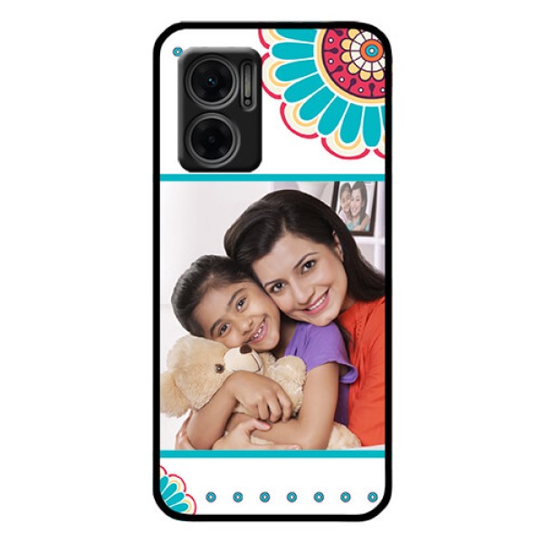 Xiaomi Redmi 11 Prime 5G Custom Glass Phone Case - Flower Design
