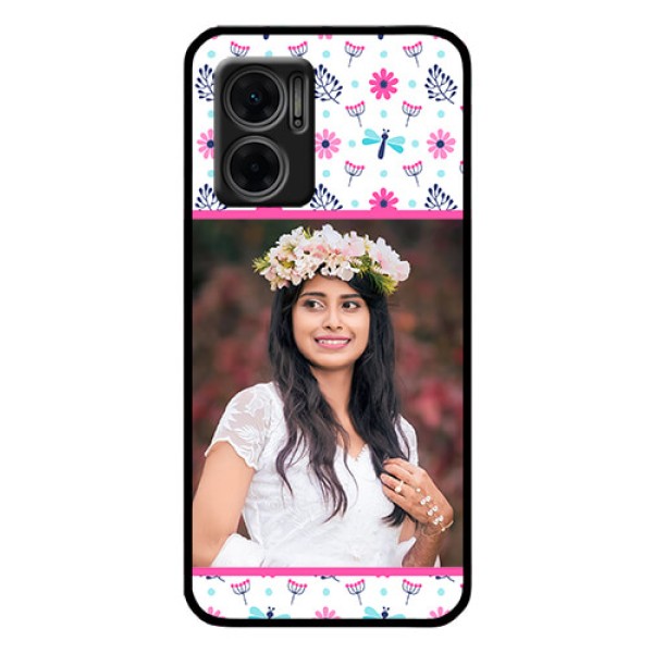 Xiaomi Redmi 11 Prime 5G Photo Printing on Glass Case - Colorful Flower Design Xiaomi Redmi 11 Prime 5G Photo Printing on Glass Case - Colorful Flower Design