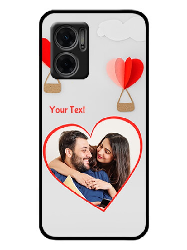 Custom Xiaomi Redmi 11 Prime 5G Custom Glass Mobile Case - Parachute Love Design