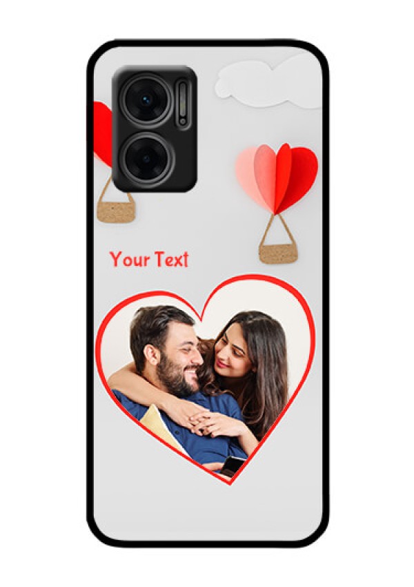 Xiaomi Redmi 11 Prime 5G Custom Glass Mobile Case - Parachute Love Design