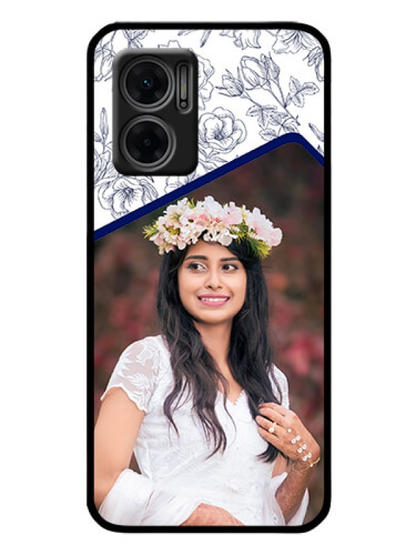 Custom Xiaomi Redmi 11 Prime 5G Personalized Glass Phone Case - Premium Floral Design