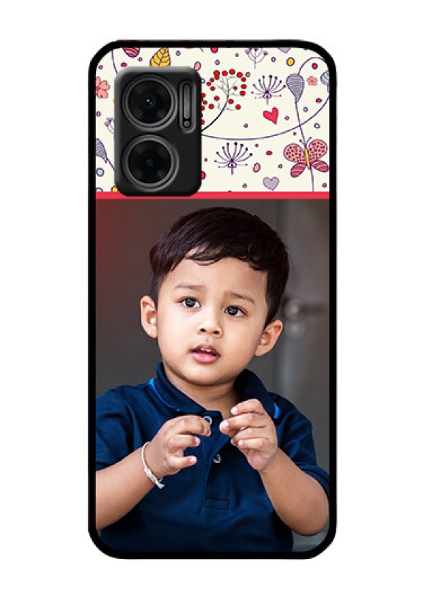 Xiaomi Redmi 11 Prime 5G Custom Glass Mobile Case - Premium Floral Design