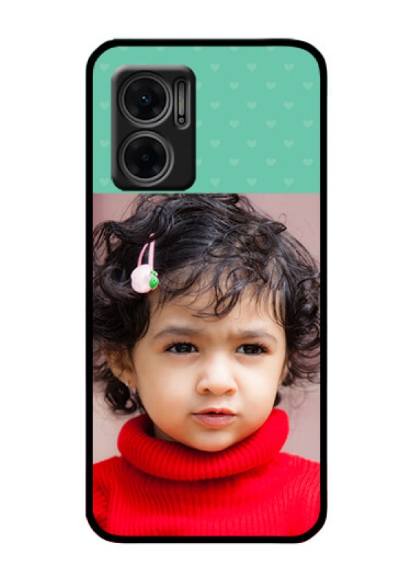 Xiaomi Redmi 11 Prime 5G Custom Glass Phone Case - Lovers Picture Design