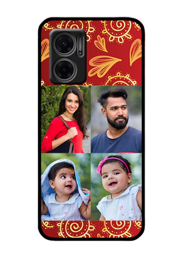 Xiaomi Redmi 11 Prime 5G Photo Printing on Glass Case - 4 Image Traditional Design
