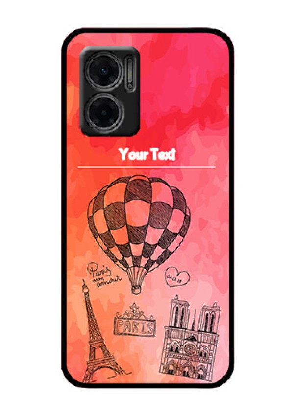 Xiaomi Redmi 11 Prime 5G Custom Glass Phone Case - Paris Theme Design