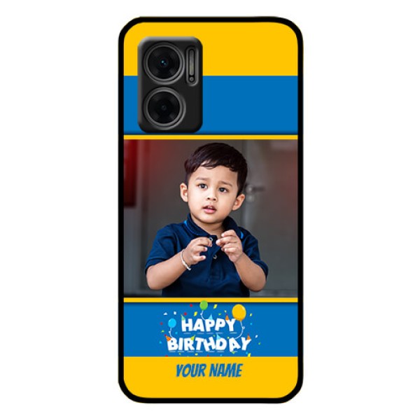 Xiaomi Redmi 11 Prime 5G Custom Glass Mobile Case - Birthday Wishes Design