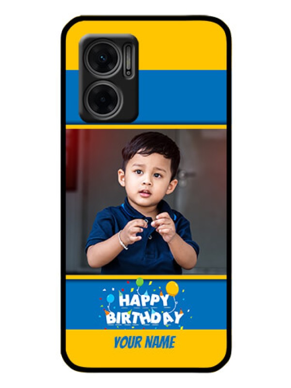 Custom Xiaomi Redmi 11 Prime 5G Custom Glass Mobile Case - Birthday Wishes Design