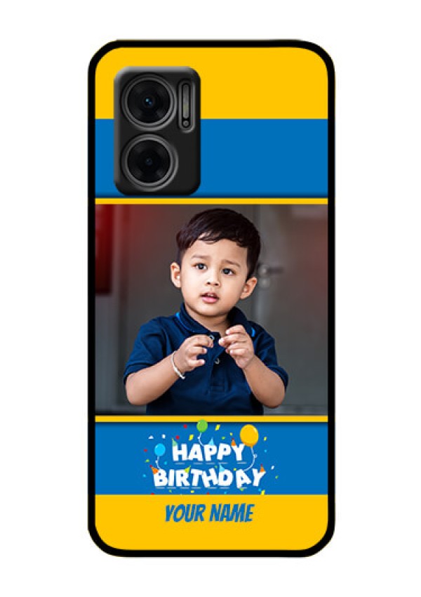 Xiaomi Redmi 11 Prime 5G Custom Glass Mobile Case - Birthday Wishes Design