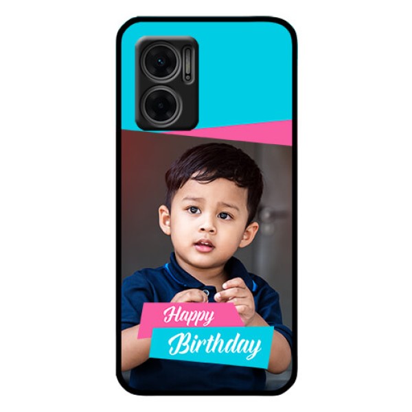 Xiaomi Redmi 11 Prime 5G Personalized Glass Phone Case - Image Holder with 2 Color Design