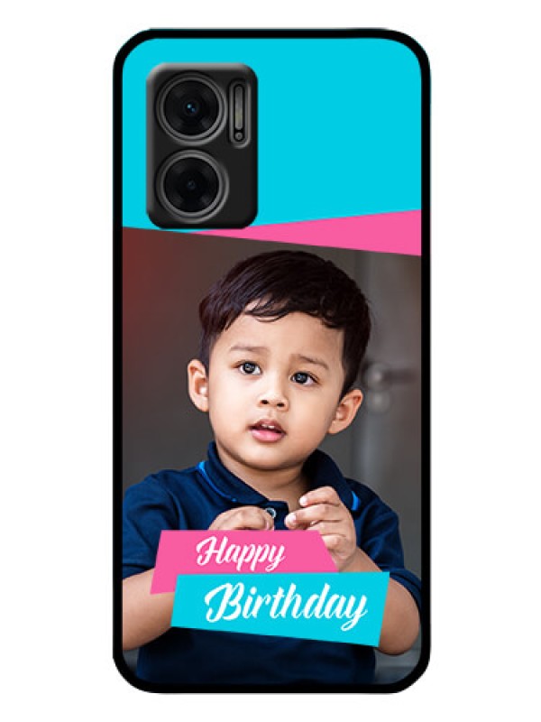 Custom Xiaomi Redmi 11 Prime 5G Personalized Glass Phone Case - Image Holder with 2 Color Design