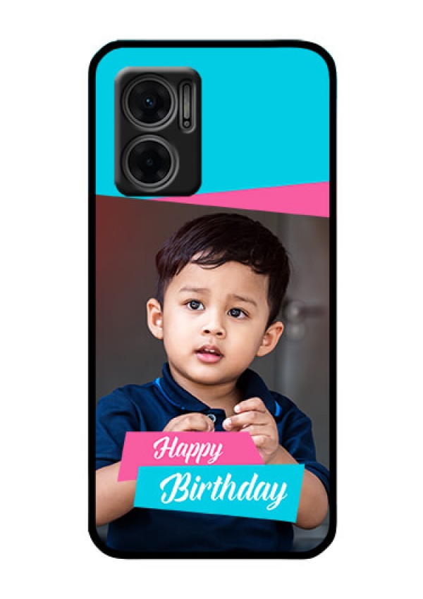 Xiaomi Redmi 11 Prime 5G Personalized Glass Phone Case - Image Holder with 2 Color Design