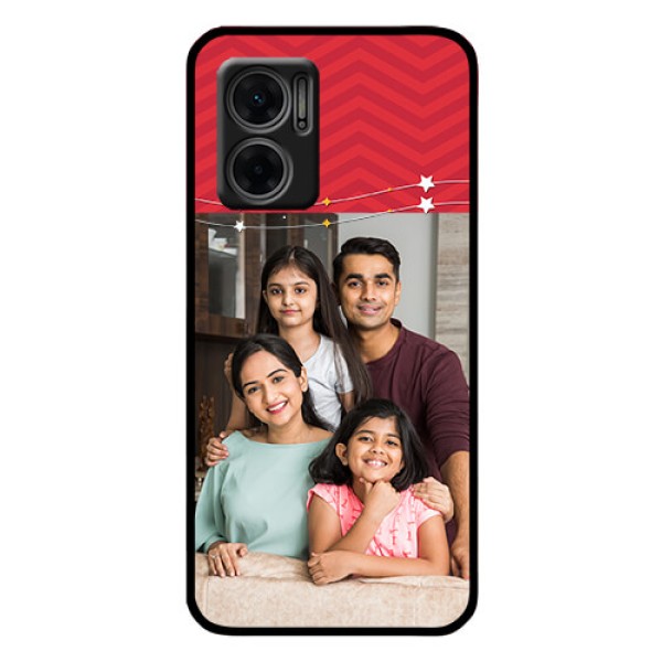 Xiaomi Redmi 11 Prime 5G Personalized Glass Phone Case - Happy Family Design Xiaomi Redmi 11 Prime 5G Personalized Glass Phone Case - Happy Family Design